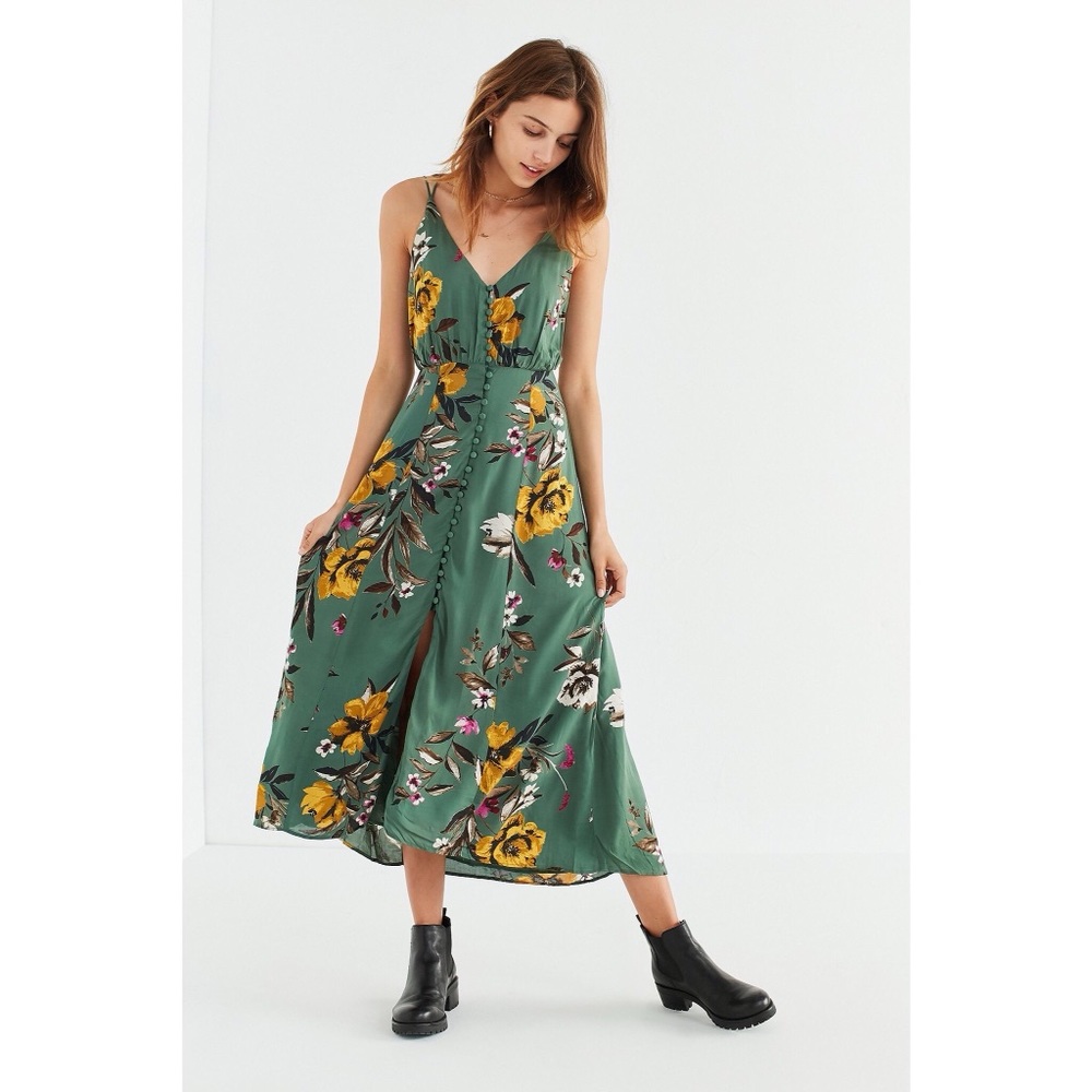 Urban Outfitters maxi floral strap dress